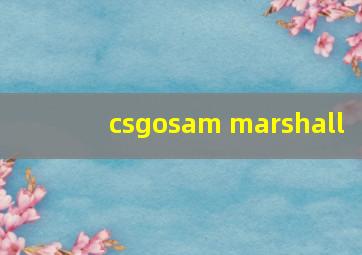 csgosam marshall